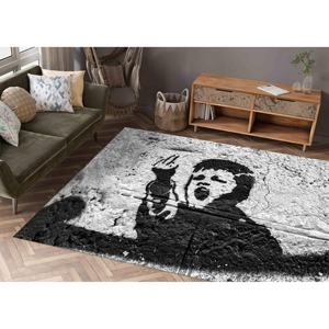 Banksy Bad Boy <b>Rug</b>: Anti-Slip Accent <b>Rug</b>, Man Cave Decor,<b>Chenille</b> <b>Rug</b> - Product Image 4