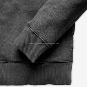 Sweat-shirt à capuche en coton biologique pour homme, sweat-shirt lavé avec capuche, sweat-shirt à capuche en molleton biologique pour homme, sweat-shirt à capuche personnalisé, streetwear - Product Image 4