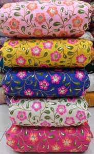 Tela de seda Dupion Premium, textura brillante de lujo para vestidos de novia, tapicería, decoración del hogar, manualidades, característica transpirable - Product Image 4