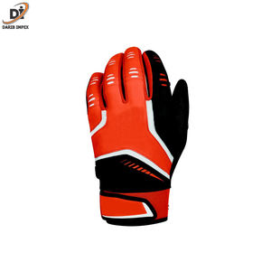 Qualité professionnelle Conception personnalisée Gants de frappe de baseball en cuir véritable de bonne qualité - Product Image 2