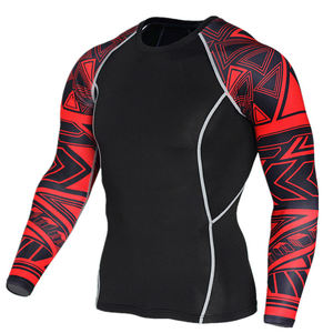 Top Trending Winter Rash Guard for Men Long Sleeve MMA Rush Guard With Custom Logo Compression Feature <b>Maximizing</b> Wear - Product Image 2