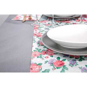Rotolo di Tovaglia con Stampa Floreale 0,40x48m, Tessuto Morbido e Asciutto, B2B - Product Image 2