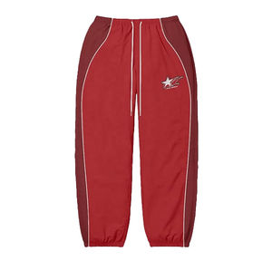 2025 Wholesale Unisex <b>Nylon</b> Zipper-Up Soft Shell <b>Track</b> <b>Pants</b> 2 Piece Set With Elastic Cuffs Men's Windbreaker Tracksuit - Product Image 4