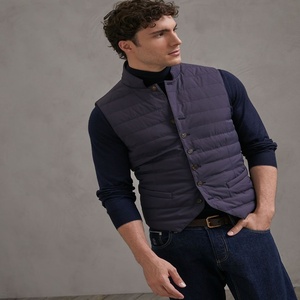 Blouson bombardier sans manches de haute qualité pour hommes style tendance avec col montant pour l'hiver vente en gros sur mesure - Product Image 3