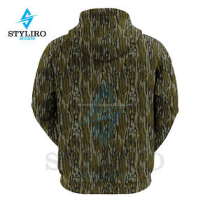 Sudadera con Capucha de Camuflaje para Invierno, 100% Poliéster, Bordado con Patrón Sólido, para Caza, Venta al Por Mayor - Product Image 3