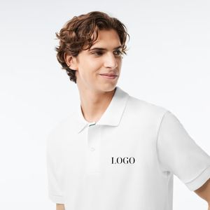 Impresión personalizada logotipo transpirable hombres de gama alta trabajo Polo camisetas poliéster algodón Spandex Golf camisas Polos - Product Image 3