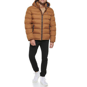 OEM Custom Men's Puffer <b>Jacket</b> Warm Winter Sports Casual Style Hooded Quilted Padded Coat with Street Fashion Style Plus Size - Product Image 3