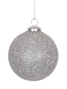 BOLA DE CRISTAL DE ORNAMENTO DE NAVIDAD COLGANTE DE COLOR ROJO DE ESTRELLA GRABADA DE PLATA DE ALTA CALIDAD PARA X MASA ÁRBOL DECORATIVO AL AIRE LIBRE E INTERIOR - Product Image 5