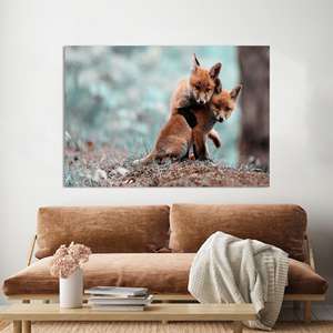 Tableau mural imprimé sur toile : Décoration pour les amoureux des animaux avec design graphique, ART SUR VERRE TÉRMÉTRAL - Product Image 1