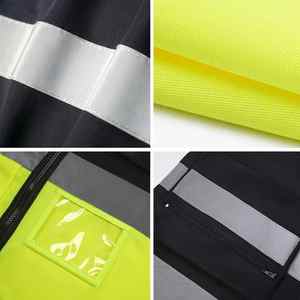 Chaleco reflectante de trabajo de alta visibilidad para hombres y mujeres, ropa de trabajo de seguridad, transpirable, ligero, duradero, chaleco reflectante para exteriores - Product Image 5