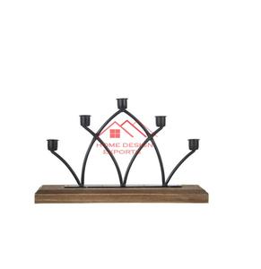 Decoración del hogar e interior a precio mayorista Portavelas de alambre de metal de alta calidad - Product Image 2