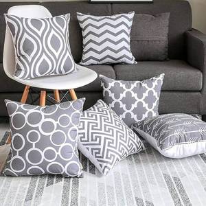 Housse de coussin décorative multicolore 100% coton pur Design personnalisé Housse de coussin - Product Image 3