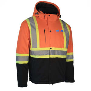 Men Security Workwear High-visibility Safety Reflective <b>Jacket</b> Custom Logo Outdoor Work Wear Soft <b>Shell</b> Windproof <b>Jackets</b> - Product Image 1