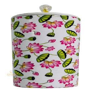 Iron Printed Straight <b>Box</b>/Jar with Diamond Lid Stylish <b>Storage</b> Solution for Gifting and <b>Decoration</b> - Product Image 4