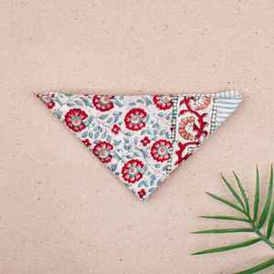 Pañuelo de Algodón Estampado a Mano, Ligero y Suave, Pañuelo de Cuello Unisex Estilo Boho, Regalo Ecológico - Product Image 5