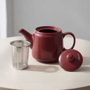 Théière en céramique multi-usages de qualité supérieure 3460446A-0.55 avec poignée confortable pour infuser le thé 550 ml - Product Image 5