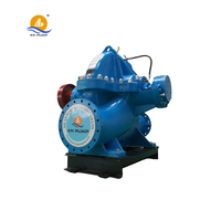 Pompe centrifuge horizontale à double aspiration à une seule étape avec moteur électrique pour l'irrigation agricole