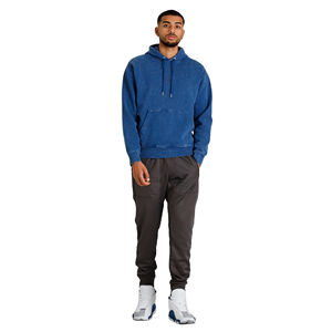 Sudadera con capucha 100% algodón pesado personalizada etiqueta privada último diseño de lavado ácido bordado de alta calidad para otoño - Product Image 1