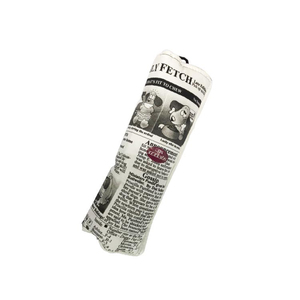 Petit jouet à mâcher pour chien grinçant indestructible Simulation de journal en peluche pour chiens et chats - Product Image 1