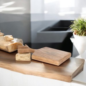 แผ่นไม้ไผ่แบบคลาสสิกสำหรับหั่นฟักทองและเสิร์ฟเนื้อและชีสอุปกรณ์รับประทานอาหารฮาโลวีนสำหรับงานเลี้ยงของขวัญขึ้นบ้านใหม่ - Product Image 4