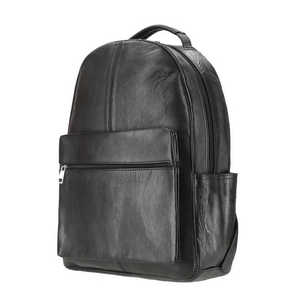 Sac à dos d'université en cuir et toile personnalisée à la mode conception étanche personnalisation de logo pour l'école en plein air Streetwear épaule - Product Image 5