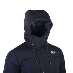 Leppa Veste cargo d'hiver pour homme Impression vintage Revêtement imperméable Coupe-vent Col à capuche Nylon Polyester Remplissage Fermeture à glissière - Product Image 5