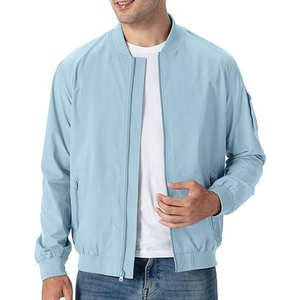 Chaqueta Bomber Impermeable de Poliéster 100% para Hombre, Estilo Moderno, con Cuello Alto y Estampado para Invierno, Suministro al por Mayor - Product Image 1