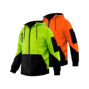 Alta calidad poliéster Super Visible Hivis reflectante seguridad sudadera chaqueta alta visibilidad sudaderas con capucha uniformes de trabajo al por mayor - Product Image 1