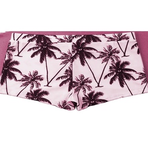 Cotton <b>Blend</b> Quick Dry Breathable Comfortable Lightweight Design for Beach Summer Vacation Wear Solid Pattern Stylish Shorts - Product Image 2