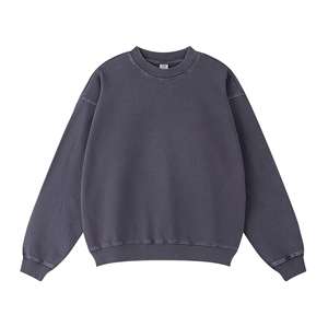 Sweat à capuche femme sweat femme OEM 360g French Terry Dip Dye Acid Washed Oversized Plus Size Sweatshirt - Product Image 2