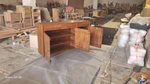 Modern Solid Wood Modular Multifunction <b>Sideboard</b> Credenza for Home Storage - Product Image 3