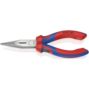 Alicates de Pesca Rectos y Planos/Redondos KNIPEX de 160 mm de Largo, Pulidos, con Mangos Multicomponentes - Product Image 1