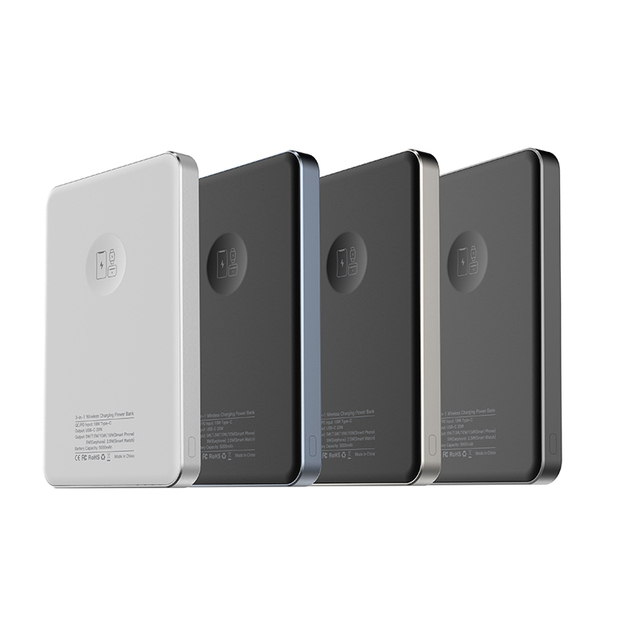 New Product Ideas 2024 Ultrathin Magnetic Power Bank Mini Wireless Fast Charge Mini Powerbank 5000mah