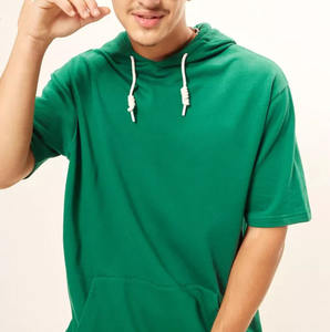 Ensemble sweat à capuche et short pour homme, coupe ajustée, manches longues, motif uni, grandes tailles, pour l'hiver, vente en ligne - Product Image 3