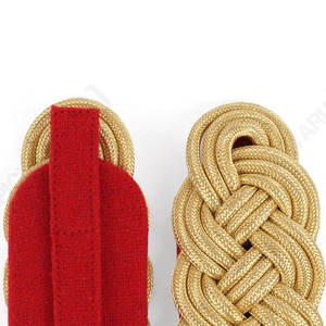 Epaulettes de Lujo para Uniformes con Decoración de Encaje y Bordado de Logotipo Personalizado para Vestimenta Oficial y Disfraces de Actuación - Product Image 5