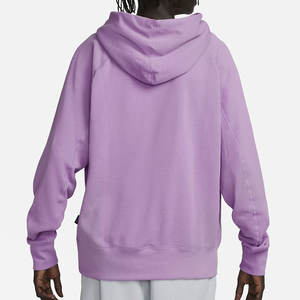 Alta calidad 300gsm Plain Pullover Sudaderas Hombres Logotipo personalizado de gran tamaño Drop Shoulder Washed Fleece Hoodies - Product Image 2