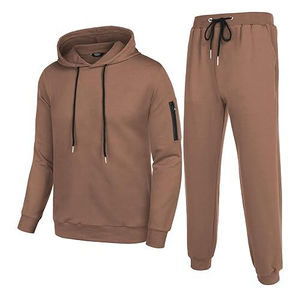 Conjunto Deportivo de 2 Piezas de Alta Calidad para Hombre, para Entrenamiento de Invierno, Fitness, Gimnasio, 100% Algodón, Forro Polar Antibacteriano - Product Image 4