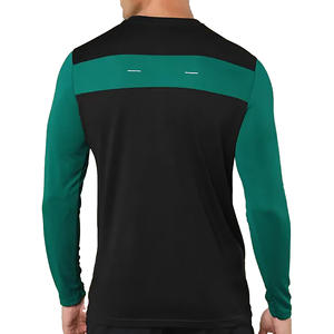 Manufacturer's Customized Clothing <b>Men's</b> Solid Pattern <b>Long</b>-Sleeved Kaus T-Shirt Spring Sport <b>Shorts</b> 220 Gram Fabric Blank - Product Image 1