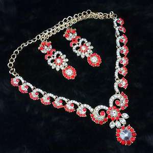 Kriaa Fine Jewelry <b>Sets</b>-Austrian Stone <b>Gold</b> Plated Necklace 1108536 - Product Image 1