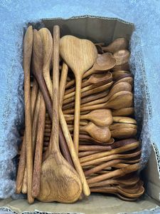 ช้อนไม้ทำมือ โครงสร้างแข็งแรง สำหรับอุปกรณ์ทำอาหาร จัดแสดงขายปลีก และการค้าส่งออก - Product Image 6