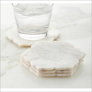 Vente en gros sous-verres personnalisés en laiton marbré sublimation naturelle et incrustation métallique tapis et tampons de thé - Product Image 4