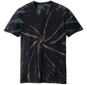 T-shirt à manches courtes décontracté pour hommes en coton respirant surdimensionné Tie Dye Streetwear motif imprimé de décoration de boutons colorés - Product Image 4