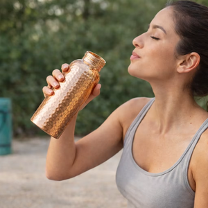 Botella de Cobre OEM de 500 ml, Proveedor de Botellas de Cobre Promocionales, Botella de Cobre para Regalos Corporativos, Botella de Cobre de Calidad de Exportación - Product Image 1