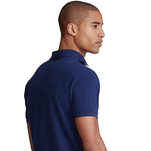 Haga su propio logotipo Polos impresos Logotipo personalizado más vendido de calidad fina para Polos de hombre - Product Image 3