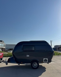 Mini caravana de viaje tipo lágrima en venta | Mini caravana tipo cápsula para camionetas pequeñas - Product Image 4