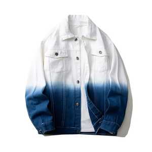 Mens Casual <b>Denim</b> <b>Jacket</b> 100 Percent Cotton Solid Breathable Quick Dry <b>Lightweight</b> Daily Wear - Product Image 1