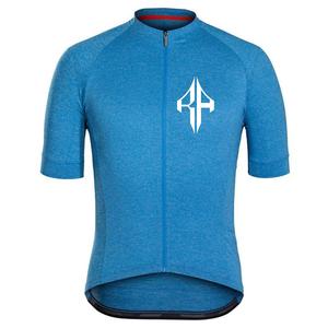 2025 camisetas de ciclismo en blanco para hombre con cremallera completa 100% Material de poliéster Logotipo personalizado de alta calidad premium para hombres - Product Image 2