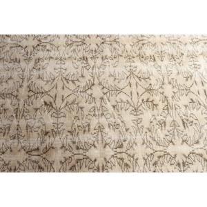 Tapis turc vintage 3,5x6,7 pieds, tapis persan blanc - Product Image 4