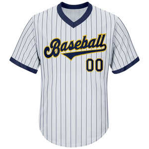Camiseta de Béisbol con Cuello Redondo, Transpirable, Talla Grande, con Nombre, Logotipo y Estampado de la Liga por Transferencia Térmica, 100% Poliéster, Secado Rápido, Color Personalizado - Product Image 1