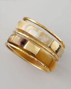 Brazalete de cuerno moderno ELEVATE hecho a mano fabricante brazalete de cuerno Natural para fiesta de boda mujer chica uso brazalete de cuerno altamente - Product Image 6